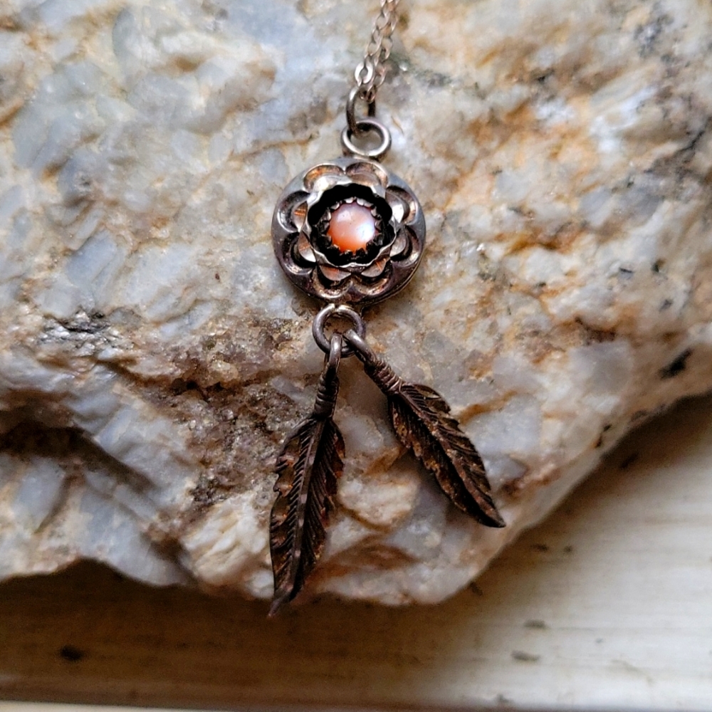 Native American sterling necklace
